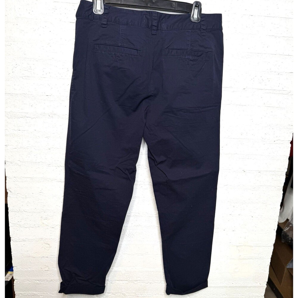 By Anthropologie Navy Chino Pant 27 NWT Americana Coastal Capsule Preppy - Picture 3 of 8